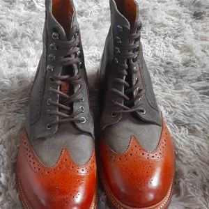 Men size 12 Leather Leather  Dress  boots.